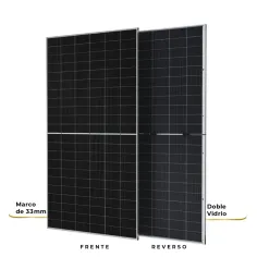 Módulo con células fotovoltaicas bifaciales tipo N