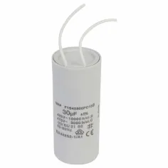Capacitor 30MF ±5%, 425 - 475V para las bombas PRISMA15, 25, 45N, DELTA, TECNO, SILEN, ACUARIA07, 07N, 27, DRAIN, DRAINEX100, 200, 201